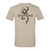 Browning Men's Tan Buckmark Logo Short Sleeve T-Shirt
