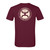 Hooey Men's Maroon Outline Circle Logo Short Sleeve T-Shirt