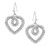 Montana Silversmiths Heart of Radiance Crystal Dangle Earrings