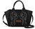 Wrangler Black Trapezoid Embroidered Boot Stitching Concealed Carry Tote/Crossbody
v