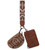 Wrangler Ladies Brown Southwestern Aztec Wristlet Keychain Wallet
