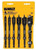 DeWalt DW1587 Heavy Duty Wood Boring Spade Bit Set (6-Piece)