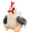 The Petting Zoo White Chicken Stuffed Animal 12" Plush Toy
