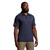 Born Primitive Men's BP Navy Short Sleeve Tek Polo