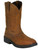 Justin Men's Trencher Brown Water Buffalo 11" Waterproof Work Boots