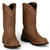 Justin Ladies Brown Lillie 10" Round Toe Western Boots