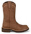 Justin Ladies Brown Lillie 10" Round Toe Western Boots