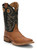 Justin Men's Copper Brown & Black Caddo 11" Western Square Toe Boots
