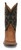Justin Men's Copper Brown & Black Caddo 11" Western Square Toe Boots