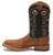 Justin Men's Copper Brown & Black Caddo 11" Western Square Toe Boots