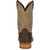 Justin Men's Grizzly Brown & Tan Rustle Outlaw 11" Western Square Toe Boots