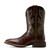 Ariat Men's Chocolate Croc Print Sport Latigo Wide Square Toe Western Boots