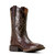 Ariat Men's Chocolate Croc Print Sport Latigo Wide Square Toe Western Boots