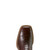 Ariat Men's Chocolate Croc Print Sport Latigo Wide Square Toe Western Boots