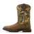 Ariat Men's Bruin Brown & Camo Groundbreaker Antler Waterproof Wide Square Toe Work Boots