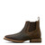 Ariat Men's Warm Brown Elephant Print Hybrid Low Boy Wide Square Toe Chelsea Boots