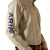 Ariat Men's Khaki & Navy Team Logo Lightweight Twill Classic Fit Long Sleeve Button Up Shirt