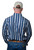 Ferrel Mens Blue Atlas Snap Long Sleeve Shirt
