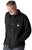 Carhartt Men's Black Rain Defender Loose Fit Heavyweight Quilted Snap Front Shirt Jac