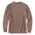 Carhartt Men's Soft Sepia Heather Loose Fit Heavyweight Long Sleeve Logo Graphic T-Shirt