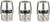 DeWalt DWA2SLVIR Screwlock Sleeve - 2" Impact Ready Maximum Torq Bit, 3 Pack