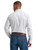 Wrangler Mens Cody Johnson White Woven Long Sleeve Button Up Shirt
