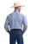 Wrangler Mens George Strait Blue Steel Troubadour Long Sleeve Western Snap Shirt