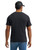 Wrangler Mens Black Heather Bull Rider Graphic Short Sleeve T-Shirt