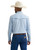 Wrangler Mens Cerulean Blue All Terrain Gear Drover Utility Shirt