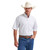 Wrangler Mens George Strait White Multi Color Geometric Dot Short Sleeve Shirt