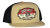 Red Dirt Hat Co Men's Tan & Black Ace High Patch Mesh Snapback Hat