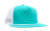 Red Dirt Hat Co Men's The Brand Teal & White with Rope Mesh Snapback Hat