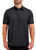Waggle Men's Black Throwing Darts Short Sleeve Polo Shirt