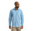 Wrangler Mens Plaid All Terrain Gear Hike to Fish Long Sleeve Shirt