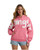 Wrangler Womens Strawberry Pink Wide Open Spaces Logo Pullover Hoodie