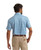 Wrangler Mens Blue Papaya Punch All Terrain Gear Performance Short Sleeve Polo Shirt
