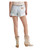 Wrangler Womens Sugar Light Blue Super High Rise Denim Cowboy Shorts