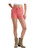 Wrangler Womens Pink Jasper Colorwash Super High Rise Denim Cowboy Shorts