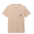 Wrangler Mens Oxford Tan Graphic Logo Pocket Short Sleeve T-Shirt
