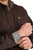 Rocky Mountain Cinch Men's Brown Classic Fit Button Down Western Long Sleeve Shirt