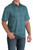 Rocky Mountain Cinch Men's Teal Jacquard Short Sleeve Polo Shirt