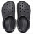 Crocs Adult Unisex Black Classic Glitter Clog