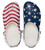 Crocs Adult Unisex Classic Americana Flag Clogs