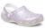 Crocs Unisex Kids' White Classic Fantasy Glitter Clog