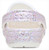 Crocs Unisex Toddler White Classic Fantasy Glitter Clog