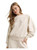 Wrangler Womens Cocoa Creme Lainey Wilson Relaxed Fit Cowboy Pullover Sweatshirt