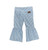 Wrangler Little Girls Jayda Blue Stripe Western Ruffle Flare Jeans