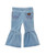 Wrangler Little Girls Sky Light Blue Western Ruffle Flare Denim Jeans