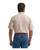 Wrangler Mens George Strait Brown Desert Plaid One Pocket Short Sleeve Button Down Shirt