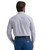 Wrangler Mens Classic Blue and White Mini Geo Print One Pocket Long Sleeve Button Down Shirt